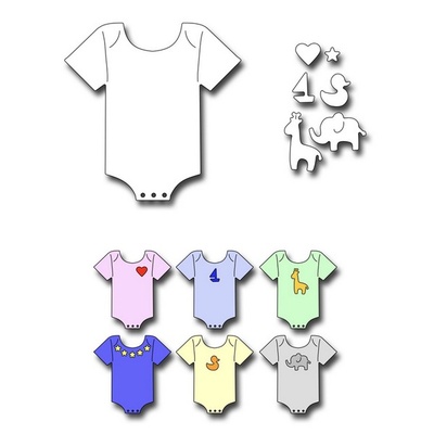 Лезвие Frantic Stamper Precision Die - Onesie
