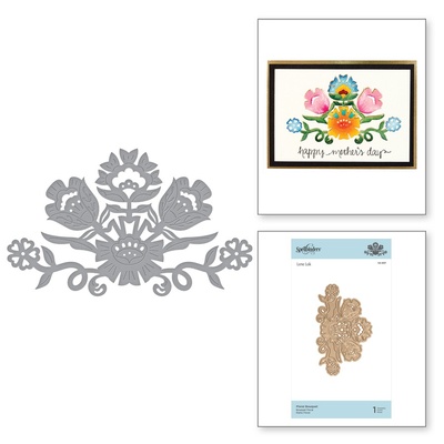 Ніж для вирубки від Spellbinders - Floral Bouquet