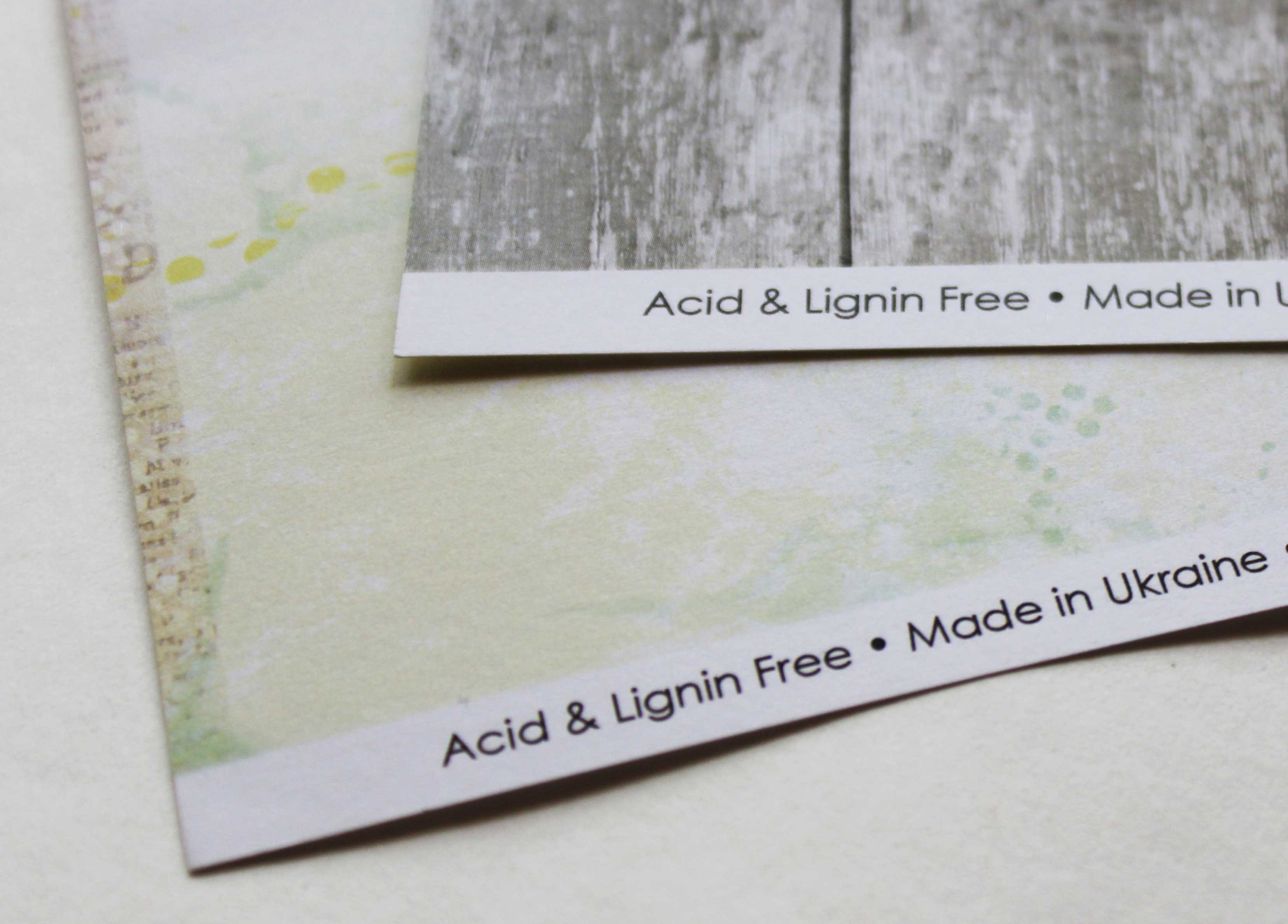 acid-free/lignin-free