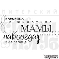 Акриловый штамп "В животике мамы (моя семья)"