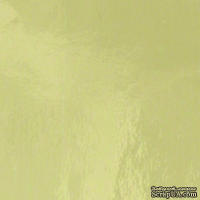 Фольгированный кардсток от Bazzill  - Foiled Cardstock GOLD, цвет золотой, 30х21,6см, 1 лист 