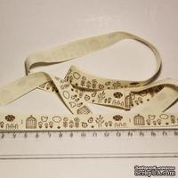 Лента от Thailand - Bird Cage Pattern Cotton Ribbon Label String, 1 метр