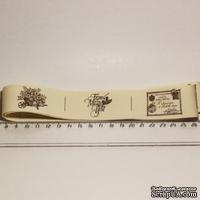 Лента от Thailand - Lovely Flower Print Cotton Ribbon Label String, 1 метр - ScrapUA.com