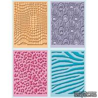 Папки для тиснения от Cuttlebug - Animl Prnt-Cuttlebug Emb Set/4