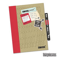 Книга для записей от K&Company - Doodle Red Smash Folio, размер: 19,7х26,1 см.