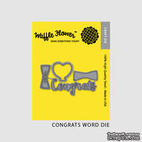 Ножи от Waffle Flower - Congrats Die