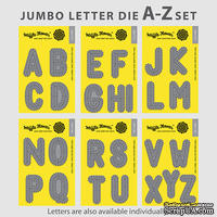 Ножи от Waffle Flower - Jumbo Letter A-Z Set, в наборе 26 тройных ножей - ScrapUA.com