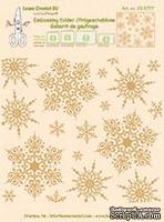 Папка для тиснения от LeCreaDesign - Embossing folder snowflakes background