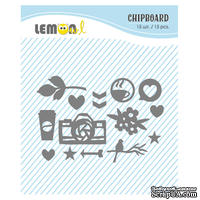 Набор чипборда от Lemon Owl - Plans for Today, Chipboard kit #01