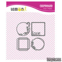 Набор чипборда от Lemon Owl - Plans for Today, Chipboard kit #04