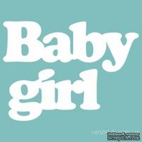 Чипборд от Вензелик - Baby girl, размер: 19*88 мм