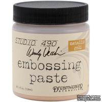 Текстурная паста Studio 490 Embossing Paste - Gold