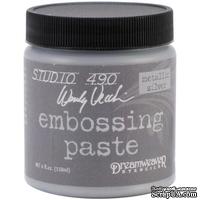 Текстурная паста Studio 490 Embossing Paste - Silver