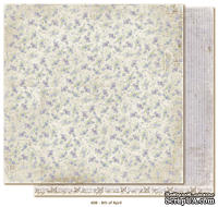 Двусторонний лист бумаги для скрапбукинга от Maja Design - Vintage Spring Basics - 8th of April, 30x30 см - ScrapUA.com
