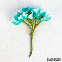 Цветы Prima - Flower Bundle - Teal - ScrapUA.com