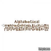Лезвие от  Sizzix Sizzlits Decorative Strip Alphabet Die - Alphabetical