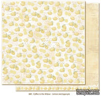 Двусторонний лист бумаги для скрапбукинга от Maja Design - Coffee in the Arbour - Lemon meringue pie, 30x30 см