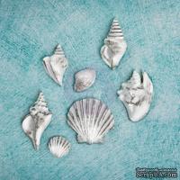 Гипсовые украшения от Prima - Ingvild Bolme- SeaShells Resins, 7 шт
