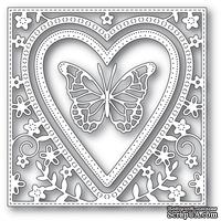 Ножи от Memory Box - Butterfly Heart Frame craft die