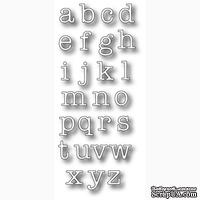 Набор ножей от Memory Box - DIES- Typewriter Lower Alphabet Set