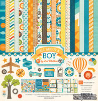 Набор бумаги от Echo Park - All About a Boy Collection Kit, 30х30см