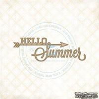 Чипборд Blue Fern Studios - Hello Summer - ScrapUA.com