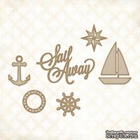 Чипборд Blue Fern Studios - Sail Away - ScrapUA.com