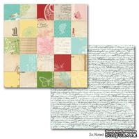 Лист двусторонней бумаги Carta Bella So Noted - Dear jane, размер 30х30 см