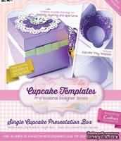 Шаблон-трафарет от  Crafters Companion -Cupcake Templates Collection - Single Cupcake Presentation Box