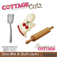 Лезвие CottageCutz - Oven Mitt &amp; Stuff, 10х10 см - ScrapUA.com