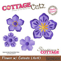 Лезвие CottageCutz - Flower w/ Cutouts, 10х10 см