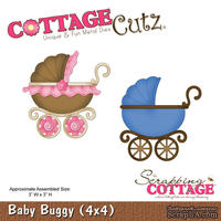 Лезвие CottageCutz - Baby Buggy, 10х10 см - ScrapUA.com