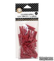 Мини-прищепка Canvas Corp - Raspberry, 1 штука, длина 2,5 см