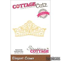 Лезвие CottageCutz - Elites Die - Elegant Crown - ScrapUA.com