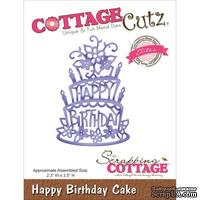 Лезвие CottageCutz - Elites Die - Happy Birthday Cake