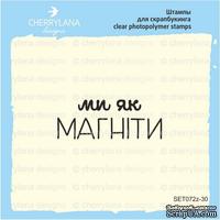 Штамп &quot;Ми як магніти&quot; SET072z-30 - ScrapUA.com