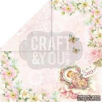 Лист скрапбумаги от Craft and You Design - Hello Baby, 30х30 см, CP-HB03