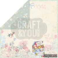 Лист скрапбумаги от Craft and You Design - Hello Baby, 30х30 см, CP-HB05