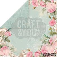 Лист скрапбумаги от Craft and You Design - Vintage Time, 30х30 см, CP-VT05