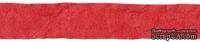 Шебби-лента Creative Impressions - RED, цвет красный, ширина 1,8 см, длина 90 см