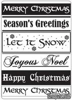 Папки для тиснения Crafts Too Embossing Folder - Christmas Greetings