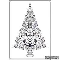 Папка для тиснения Crafts Too - Swirl Christmas Tree