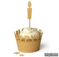 Лезвие Lifestyle Crafts - QuicKutz - Happy birthday cupcake liner