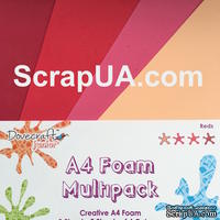 Вспененная резина декоративная от Dovecraft - Red Multiple Pack, A4, 4 листа - ScrapUA.com