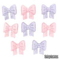 Набор декоративных пуговиц Dress It Up - Princess Bows - ScrapUA.com