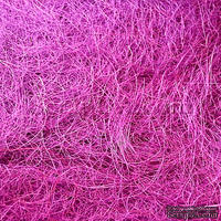 Сизаль натуральный, цвет розово-сиреневый , 40 г