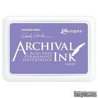 Архивные чернила Ranger - Wendy Vecchi - Archival Ink Pads - Violet - ScrapUA.com