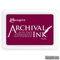 Архивные чернила Ranger - Archival Ink Pads - Plum - ScrapUA.com