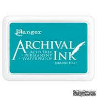 Архивные чернила Ranger - Archival Ink Pad - Paradise Teal - ScrapUA.com