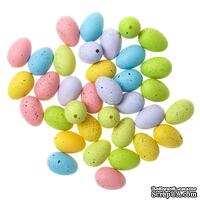 Набір великодніх яєць Easter Eggs Rainbow 3, пастельні, 36 шт, dpCraft - ScrapUA.com